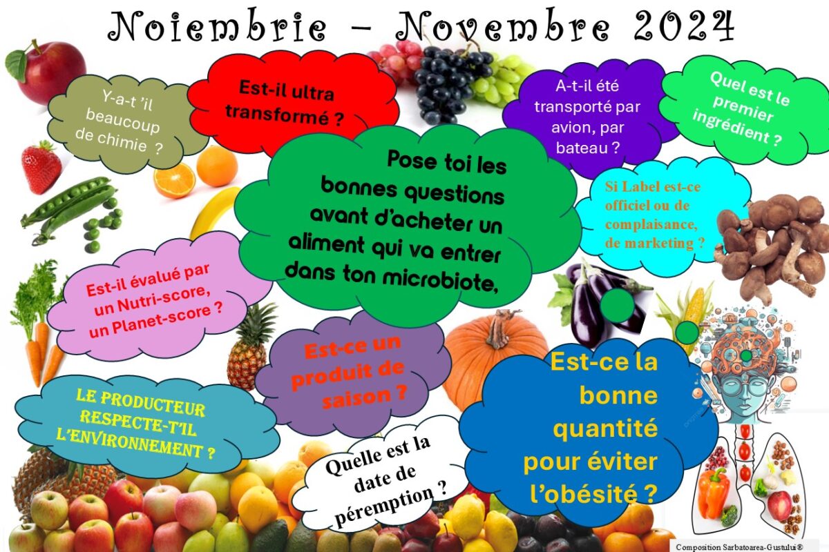 Novembre 2024 – Manger mieux, manger durable, manger de saison