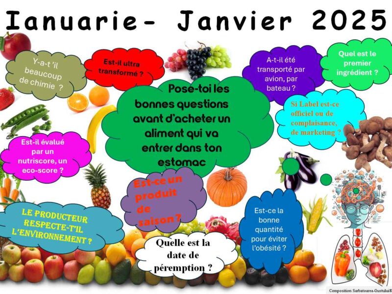 Janvier 2025 – Manger mieux, manger durable, manger de saison !