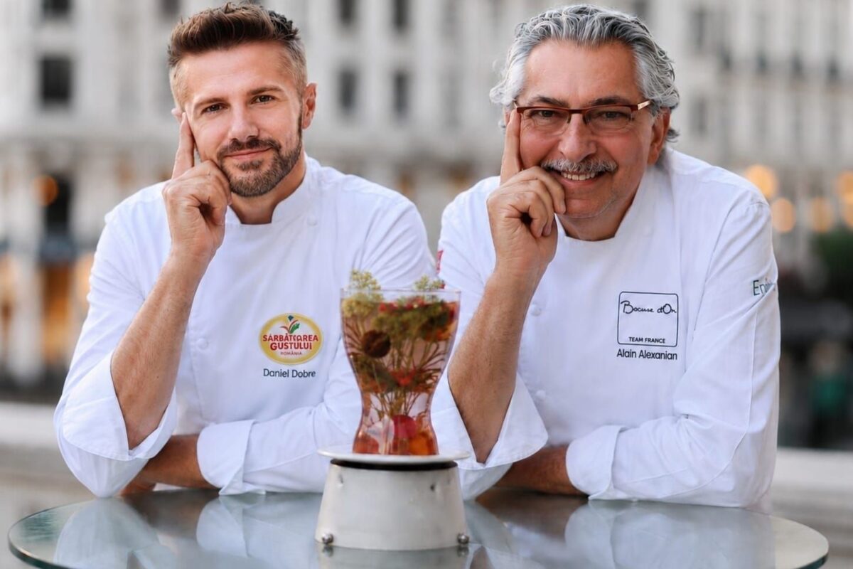 Alain Alexanian, hef cu stea Michelin și laureat al Palme d’Or în Gastronomie & Daniel Dobre – Chic & Shock în gastronomie
