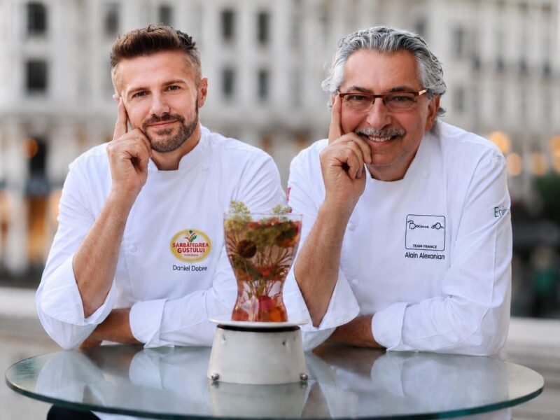 Alain Alexanian, hef cu stea Michelin și laureat al Palme d’Or în Gastronomie & Daniel Dobre – Chic & Shock în gastronomie