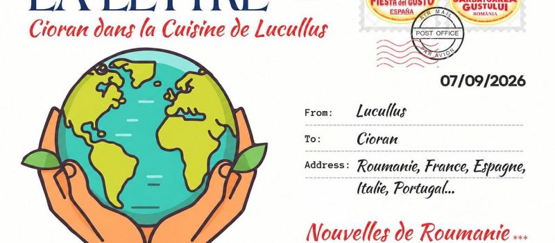 La Lettre N° 61 – Septembre 2026 – Cioran dans la cuisine de Lucullus !